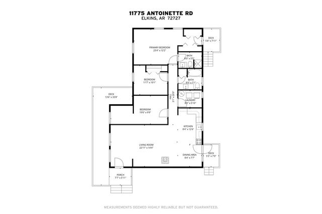 11775 & 11805 Antoinette Road, Elkins, AR 72727