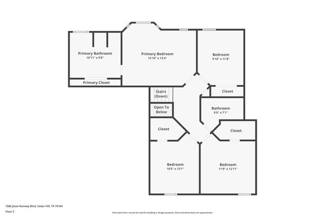 1580 Jesse Ramsey Boulevard, Cedar Hill, TX 75104