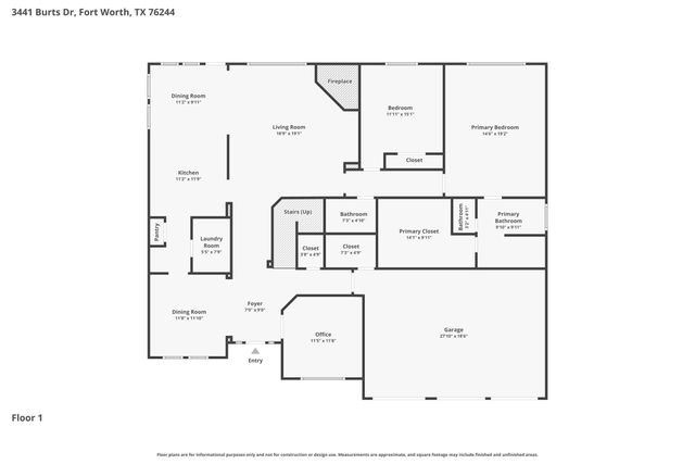 3441 Burts Drive, Fort Worth, TX 76244