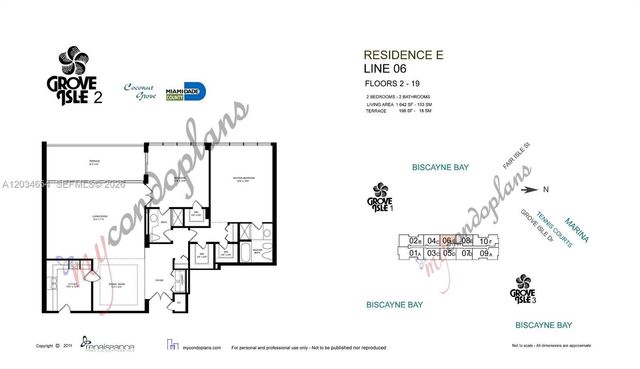 2 Grove Isle Drive B706, Miami, FL 33133