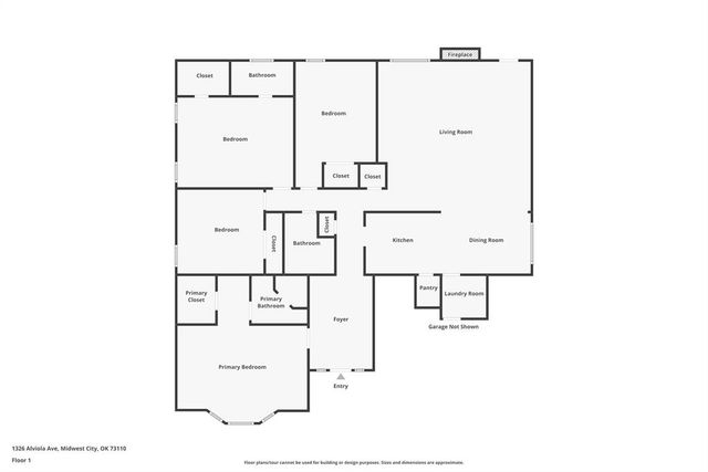 1326 Alviola Avenue, Midwest City, OK 73110