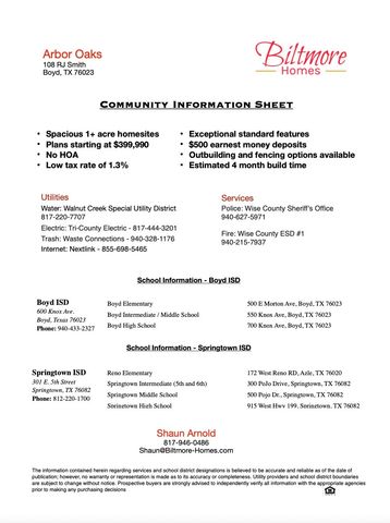 113 Bitsy, Boyd, TX 76023