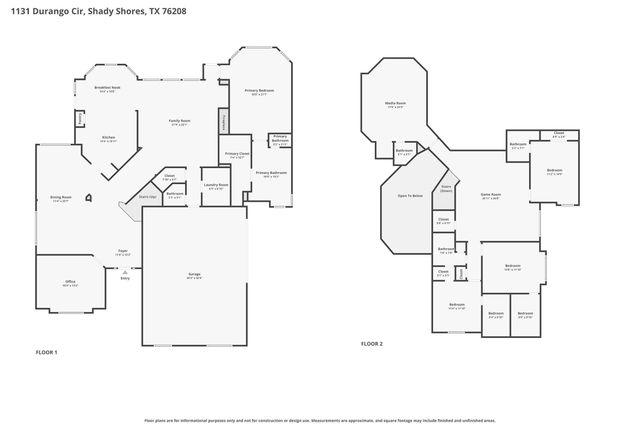 1131 Durango Circle, Shady Shores, TX 76208