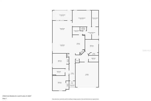 21922 CREST MEADOW DRIVE, Land O Lakes, FL 34637
