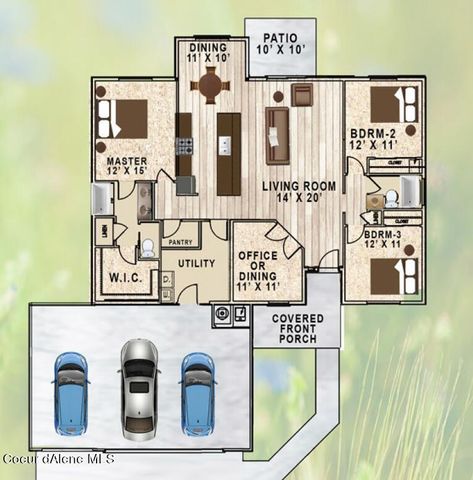 9006 W CULTIVATOR AVE, Rathdrum, ID 83858