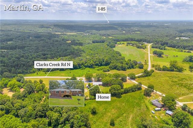 450 N Clarks Creek Road, Martin, GA 30557