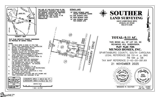 12123 Lansbury Drive, Inman, SC 29349