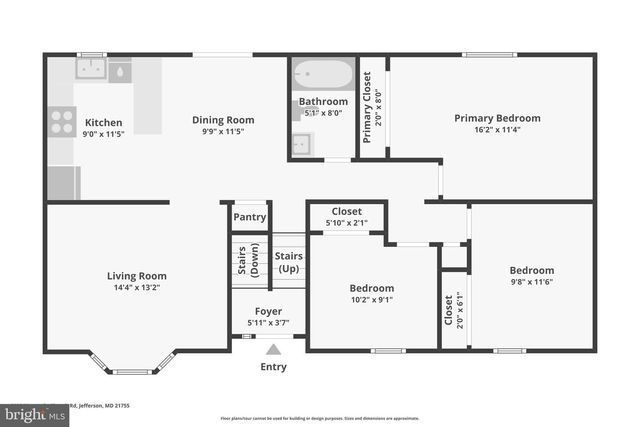 6100 MOUNTAIN CHURCH RD, Jefferson, MD 21755