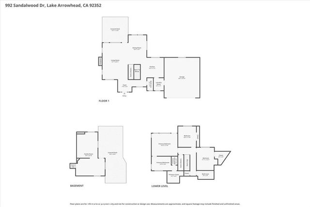 992 Sandalwood, Lake Arrowhead, CA 92352