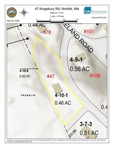 47 Kingsbury Rd, Norfolk, MA 02056