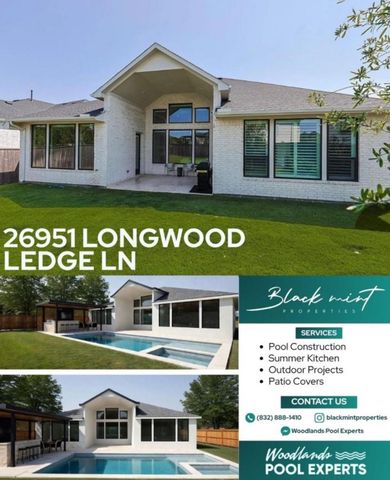 26951 Longwood Ledge Drive, The Woodlands, TX 77389