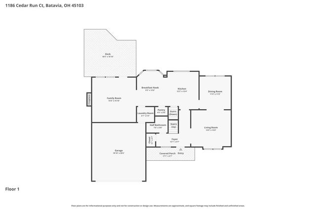 1186 Cedar Run Court, Union Twp, OH 45103