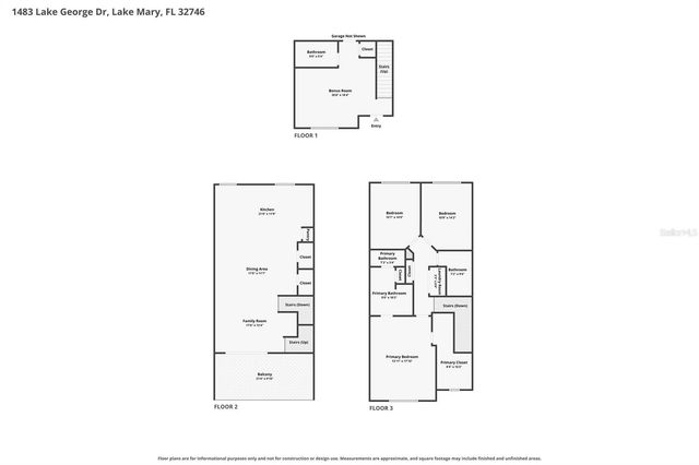 1483 LAKE GEORGE DRIVE, Lake Mary, FL 32746