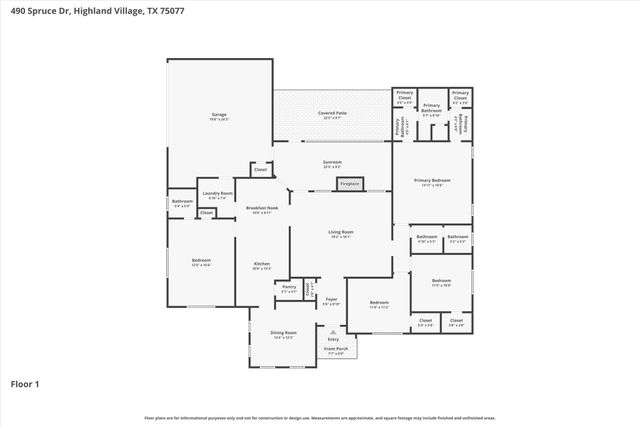 490 Spruce Drive, Highland Village, TX 75077