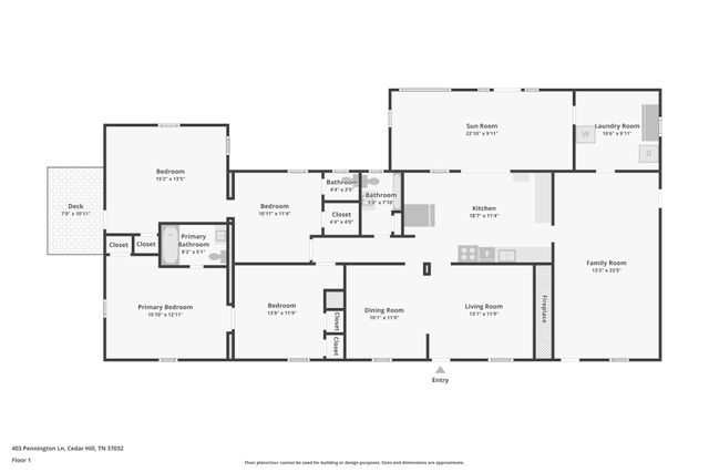 403 Pennington Ln, Cedar Hill, TN 37032