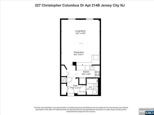 227 Columbus Drive 214b, Jersey City, NJ 07302