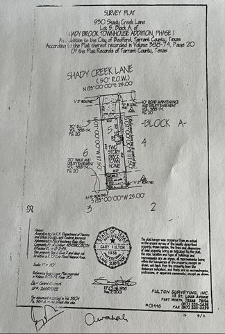 930 Shady Creek Lane, Bedford, TX 76021