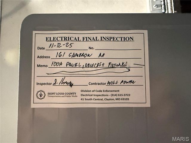 161 Cameron Road, Unincorporated, MO 63137