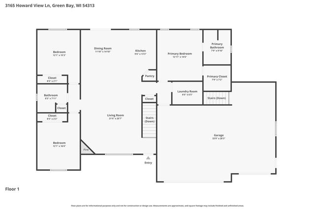 3165 HOWARD VIEW LANE, Green Bay, WI 54313