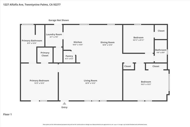 1227 Alfalfa, 29 Palms, CA 92277