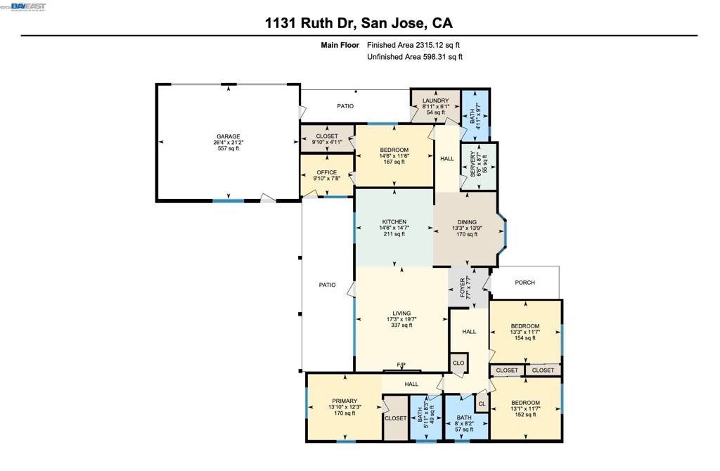 Image 53 of property listing at 1131 Ruth Drive, San Jose, CA 95125