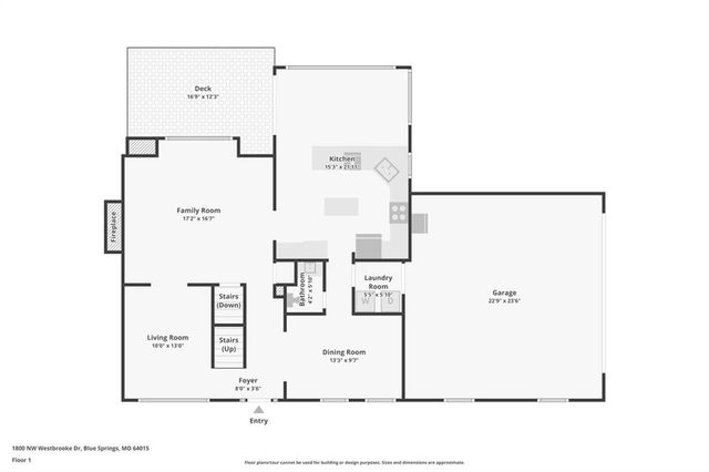 1800 NW Westbrooke Place, Blue Springs, MO 64015