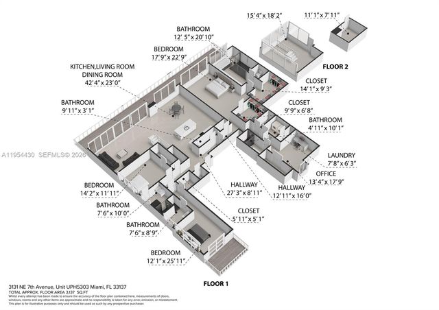 3131 NE 7th Avenue UPH5303, Miami, FL 33137