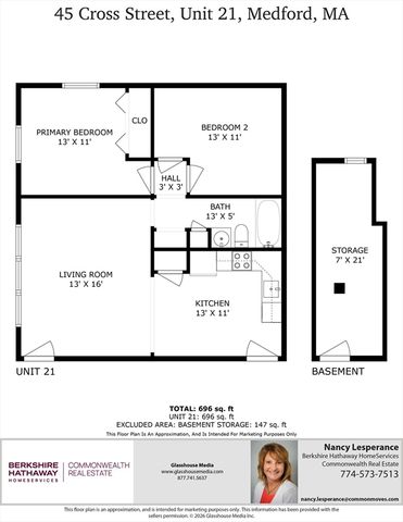 45 Cross St 21, Medford, MA 02155