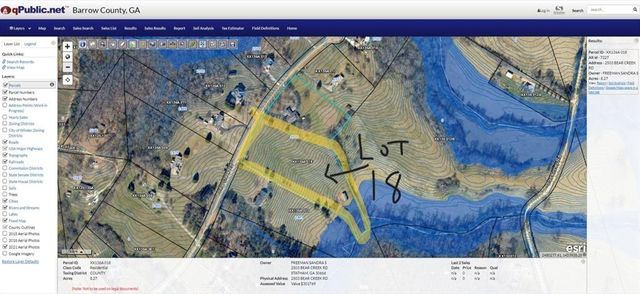 Lot 18 Bear Creek Road, Statham, GA 30666