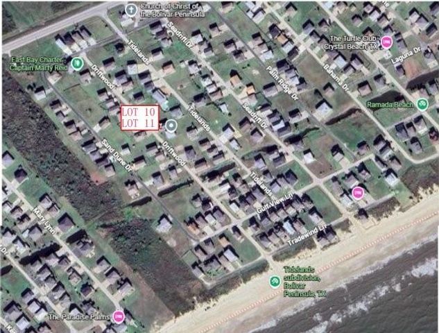 Lot 10 & 11 Driftwood Lane, Port Bolivar, TX 77650