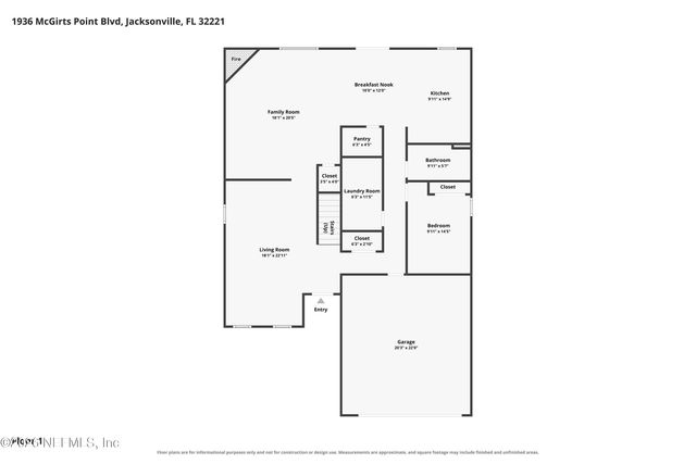 1936 MCGIRTS POINT Boulevard, Jacksonville, FL 32221