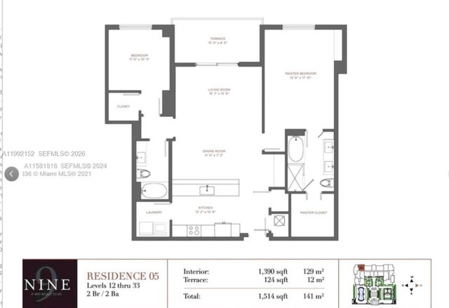 999 SW 1st Ave 2105, Miami, FL 33130