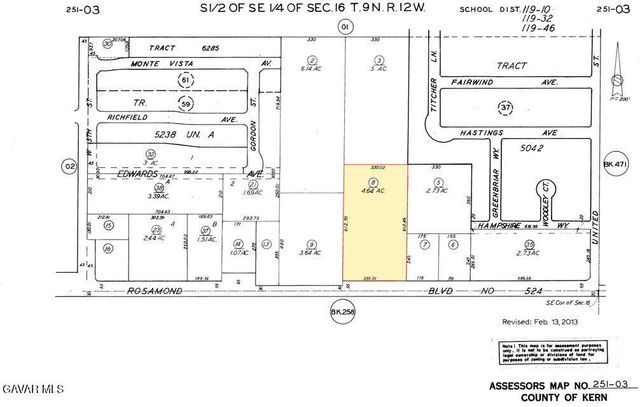 Rosamond Boulevard, Rosamond, CA 93560