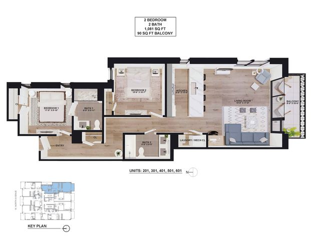 159 W North Avenue 201, Chicago, IL 60610