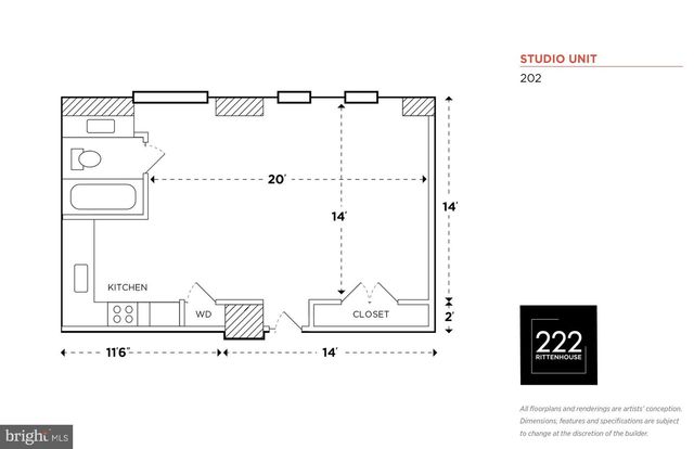 222 W RITTENHOUSE SQ #1504, Philadelphia, PA 19103