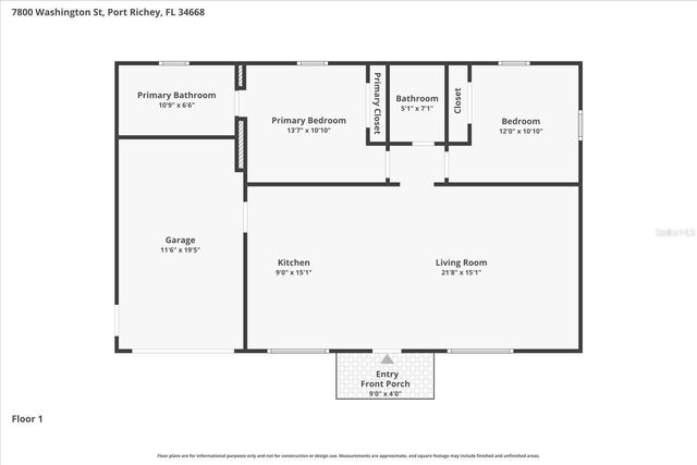 7800 WASHINGTON STREET, Port Richey, FL 34668