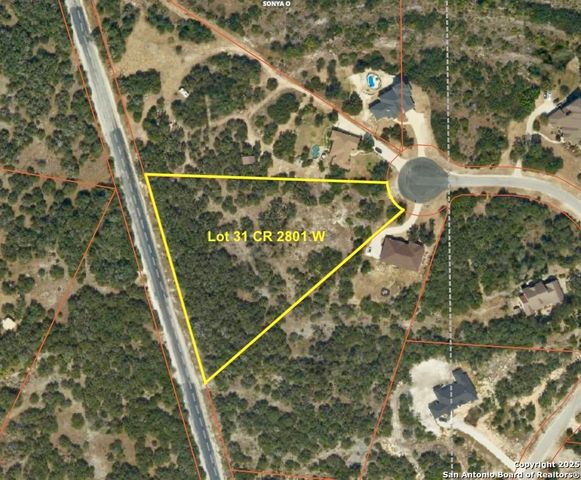 LOT 31 W CR 2801, Mico, TX 78056