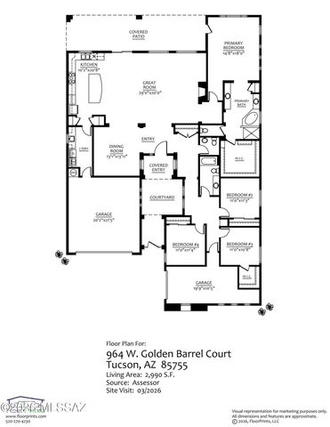 964 W Golden Barrel Court, Tucson, AZ 85755