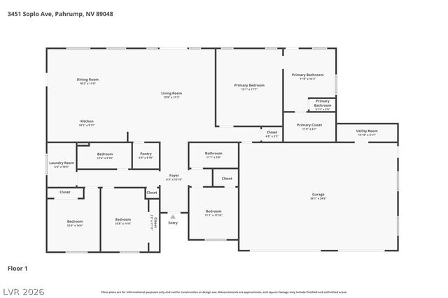 3451 South Soplo Avenue, Pahrump, NV 89048