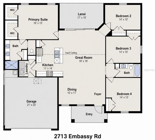 2713 EMBASSY ROAD, North Port, FL 34291
