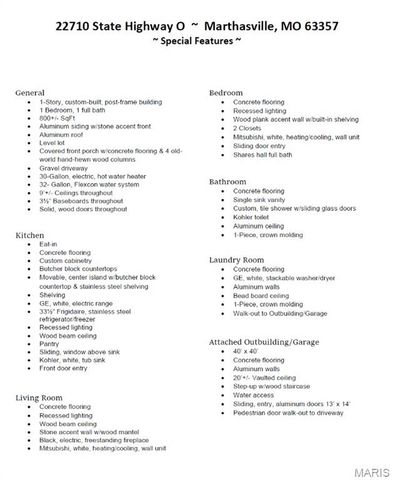 22710 State Highway O, Marthasville, MO 63357