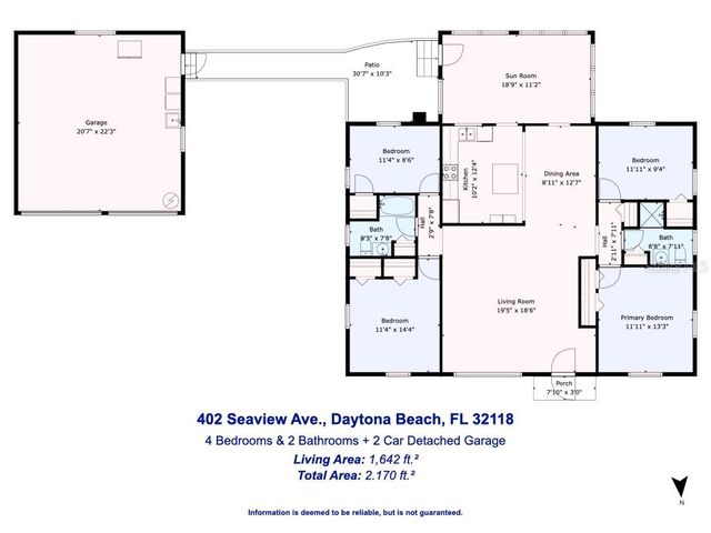 402 SEAVIEW AVENUE, Daytona Beach, FL 32118