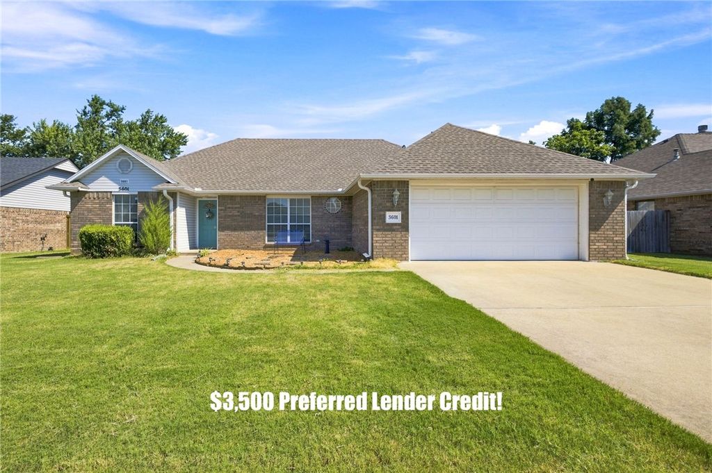 3601 W Mockingbird Lane, Rogers, AR 72756
