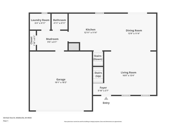 433 Oak View Drive, Middleville, MI 49333