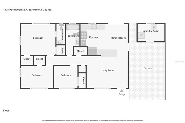 1428 PARKWOOD STREET, Clearwater, FL 33755