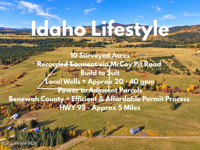 10 Acres Old Sanders Rd, Tensed, ID 83870 property photo