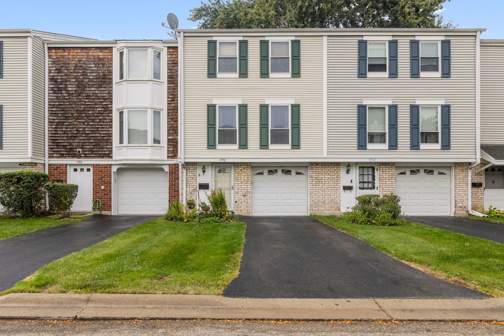1990 Oxford Lane, Hoffman Estates, IL 60169 — exterior