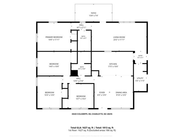 3840 Colebrook Road, Charlotte, NC 28215