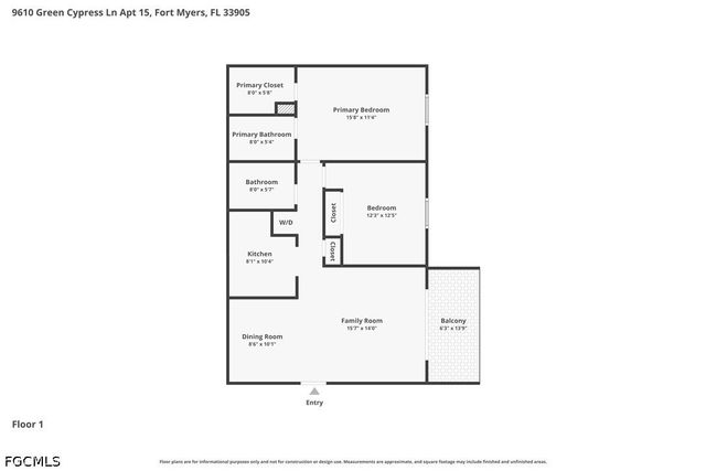 9610 Green Cypress LN 15, Fort Myers, FL 33905