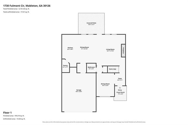1730 Fulmont Circle, Mableton, GA 30126